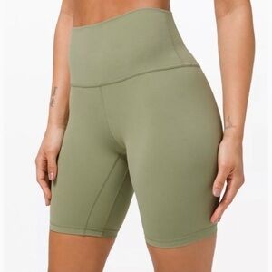 Lululemon Align Sage Green Bike Shorts Size 0 EUC